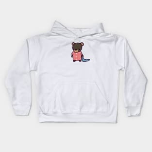 Cute Bear Cub Bedtime Kids Hoodie